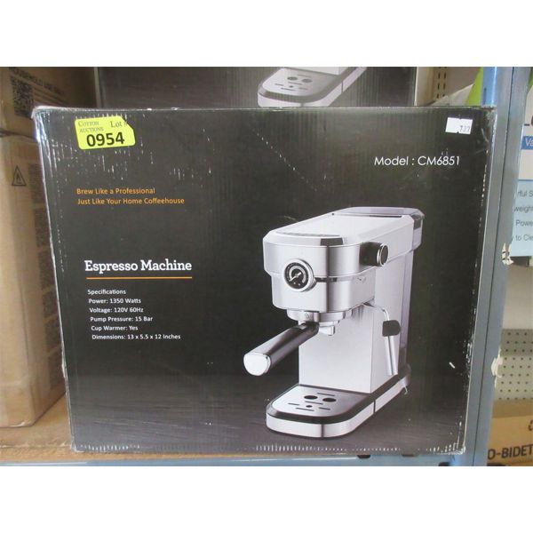 Electric Espresso Machine - Model: CM6851