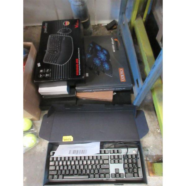 7 Piece Lot of Keyboards & Laptop Cooler