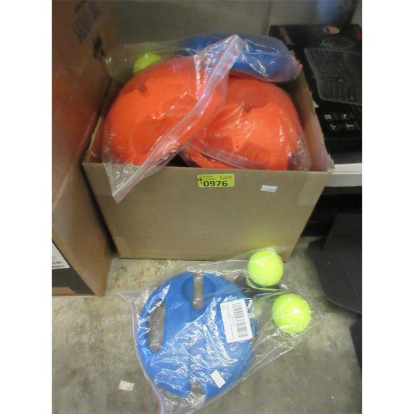 9 New Child's Tennis Trainer Rebound Ball Sets