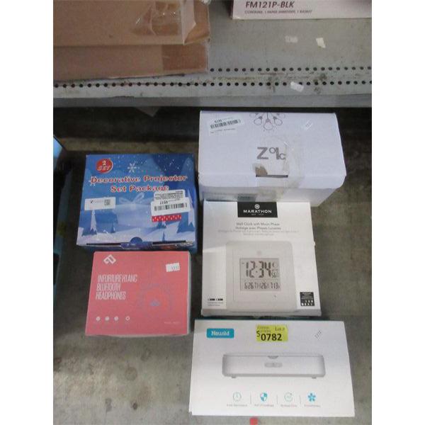 5 Piece Lot of Assorted Household Electronics