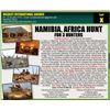Image 1 : Namibia Big Game Hunt for 3 Hunters, 6 days: includes: 1 oryx, 1 warthog