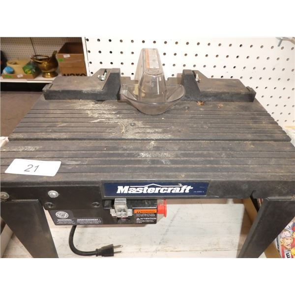 Mastercraft router table & Router works