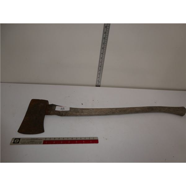 wooden handle axe