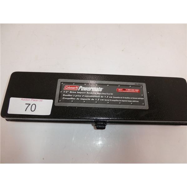 Coleman 1/2" drive impact sockets