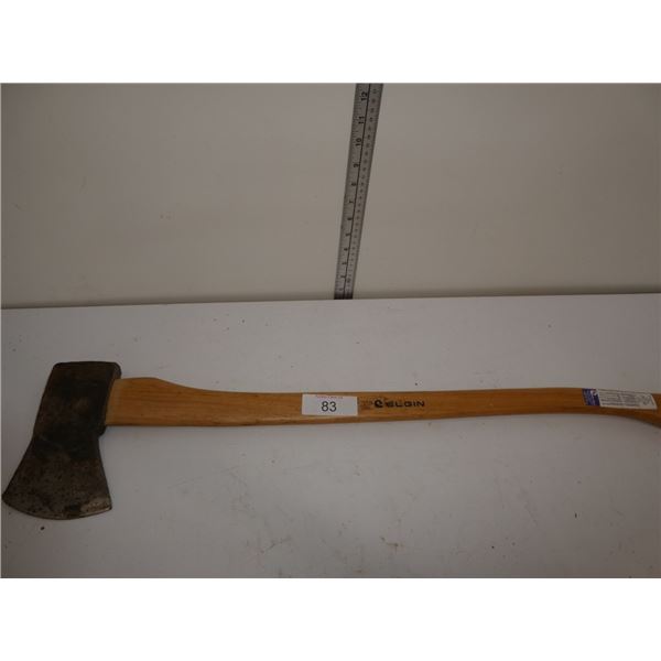 wooden handle axe