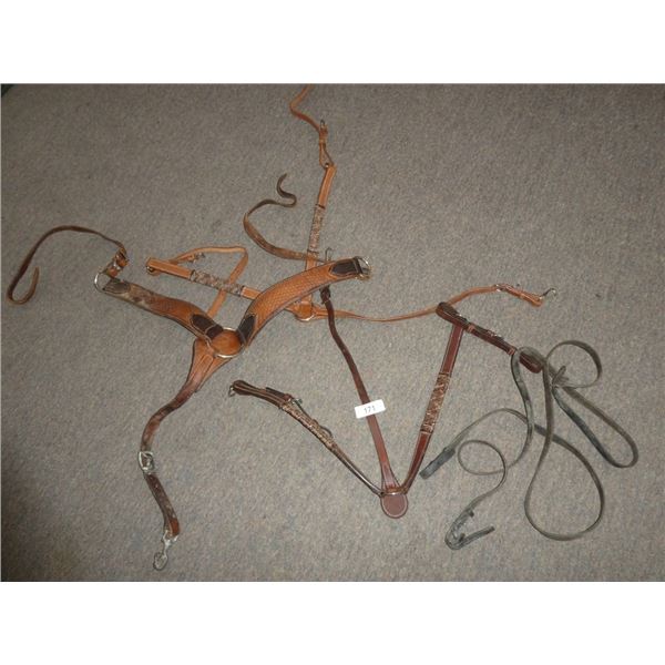 HENRI DE RIVEL POLO BRIDLE WITH DOUBLE REINS