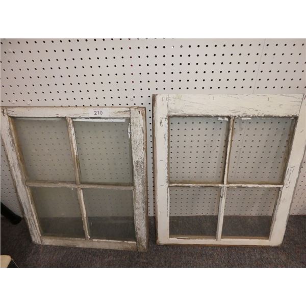vintage wooden windows