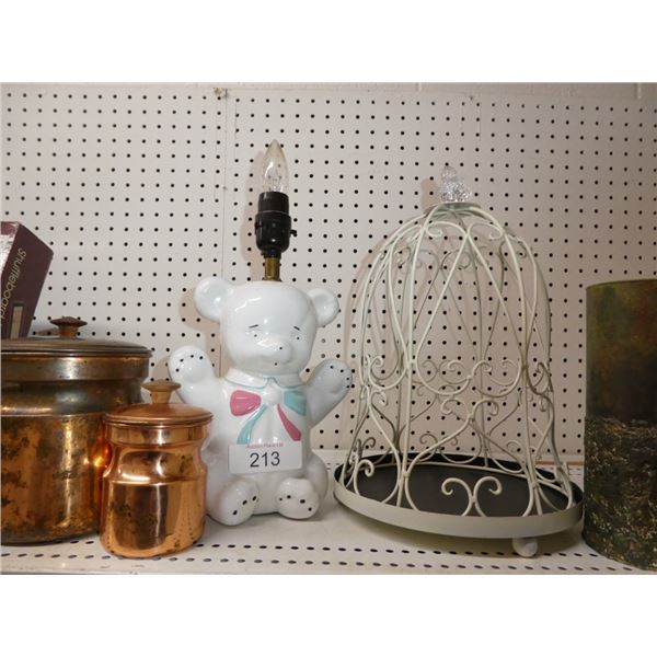misc. home decor, lamp, canistsers