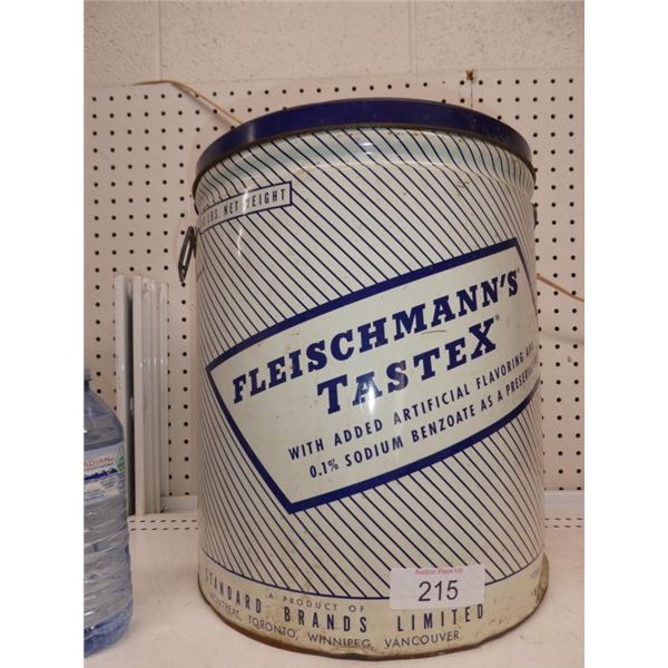vintage Fleischmann's Tastex canister