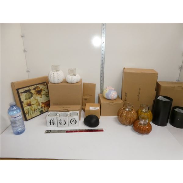 New misc. home decor, candles