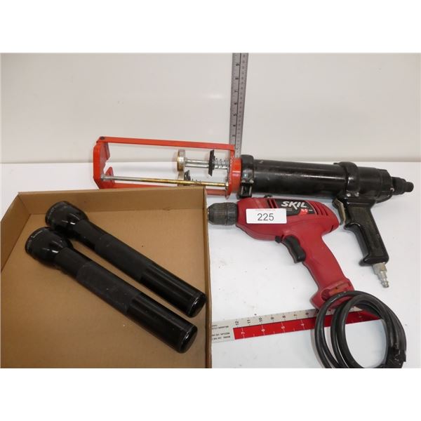 flashlights, Skil drill, pneumatic applicator