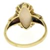 Image 8 : Antique Victorian 10k Yellow Gold Simple Petite Carved Pink Stone Cameo Ring