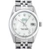 Image 1 : Rolex Mens Stainless Mother Of Pearl Diamond 36MM Datejust Wristwatch