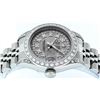Image 3 : Rolex Ladies Stainless Steel Quickset Slate Grey Diamond Lugs Datejust Wristwatc