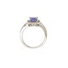 Image 4 : 14KT White Gold 1.92 ctw Tanzanite and Diamond Ring
