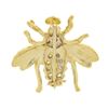 Image 2 : Vintage 14k Yellow & White Gold .25 ctw Diamond Detailed Fly Bee Insect Brooch P
