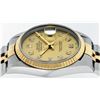 Image 9 : Rolex Mens Stainless Steel and Yellow Gold Champagne Diamond 36mm Datejust Jubil