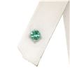 Image 3 : NEW 14k White Gold 0.35 ctw 3.5mm Round Brilliant Emerald Classic Stud Earrings