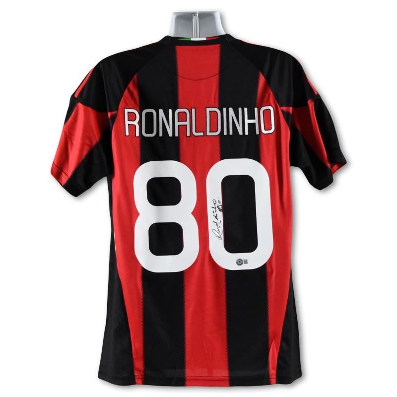Maillot Rétro Ronaldinho taille L Milan AC - Vêtements Maillot Rétro Ronaldinho taille L Milan AC - Vêtements