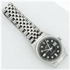 Image 6 : Rolex Mens Stainless Black Diamond 36MM Datejust Wristwatch Oyster Perpetual