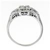 Image 8 : Art Deco Platinum 0.50 ctw Old European Diamond Engagement Ring