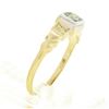 Image 7 : Antique 14k TT Gold 0.10 ctw Old Mine Cut Diamond Solitaire Petite Promise Ring