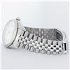 Image 7 : Rolex Mens White Index White Gold Fluted Bezel Datejust Wristwatch
