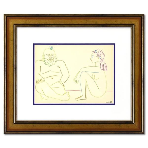 La Comedie Humaine 27.1.54.XIV by Picasso (1881-1973)