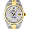 Image 1 : Rolex Mens 2 YG/SS Tone Mother Of Pearl Diamond 36MM Oyster Perpetual Datejust