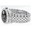 Image 7 : Rolex Mens Stainless Steel 36MM Black Index Pyramid Diamond Datejust Wristwatch