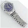 Image 7 : Rolex Mens Stainless Steel Blue String Diamond Lugs & Sapphire Datejust Wristwat