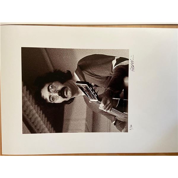 Jerry Garcia, close-up by Elliot Blinder