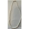 Image 1 : Genuine 16" Freshwater White Pearl Necklace
