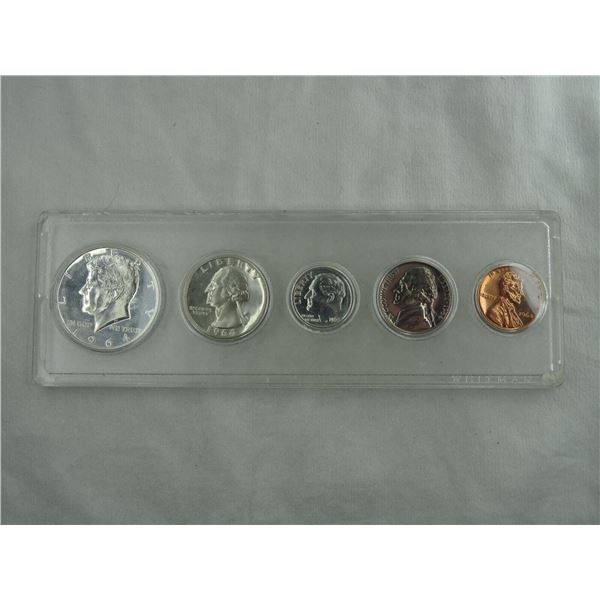 1964 U.S. Mint Proof Set in Sealed Case (5 coin set)