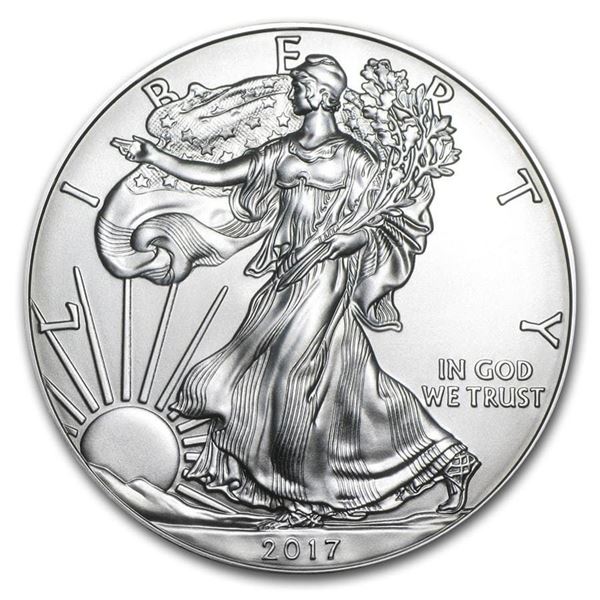 2017 1 oz Silver American Eagle BU (w/U.S. Mint Box)