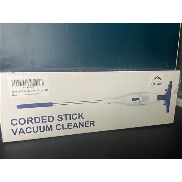 Lot of 1 Intercleaner Corded Stick Vacuum Cleaner