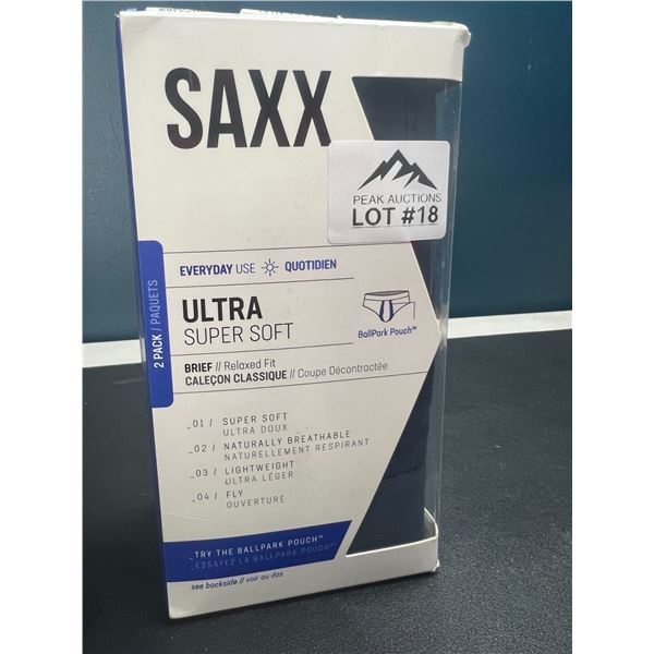Lot of SAXX Ultra Super Soft - 2 Pack Briefs - Size XL