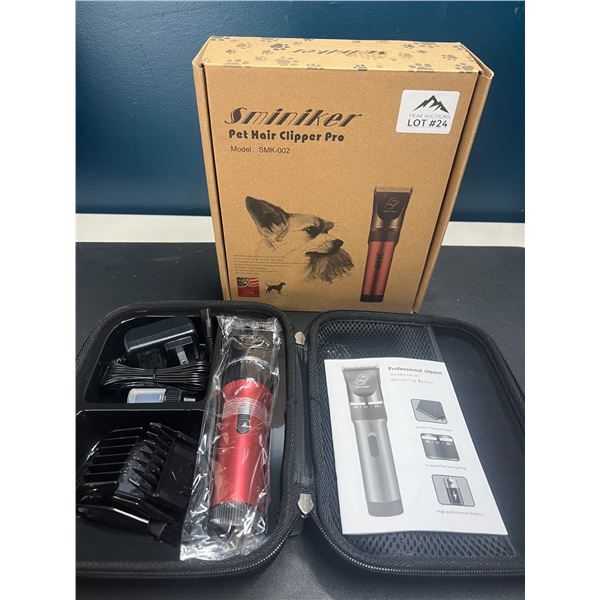 Lot of 1 Pet Hair Clipper Pro Grooming Set