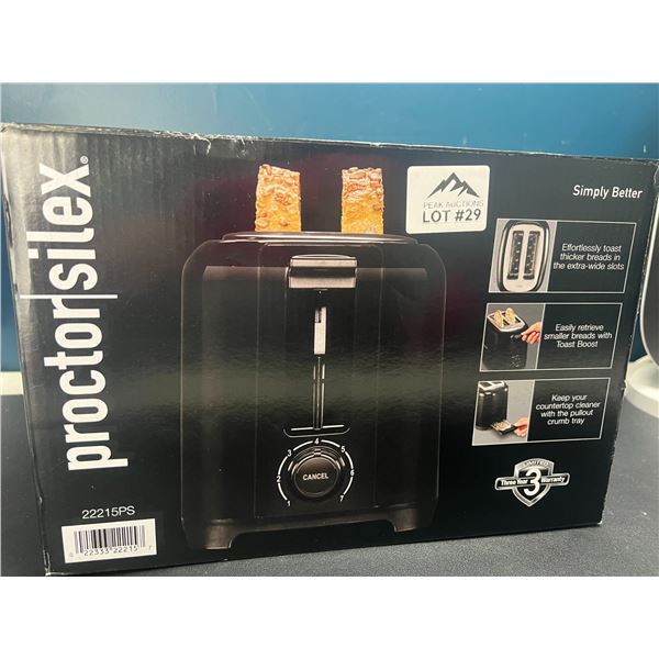 Lot of 1 Proctor/Silex Toaster