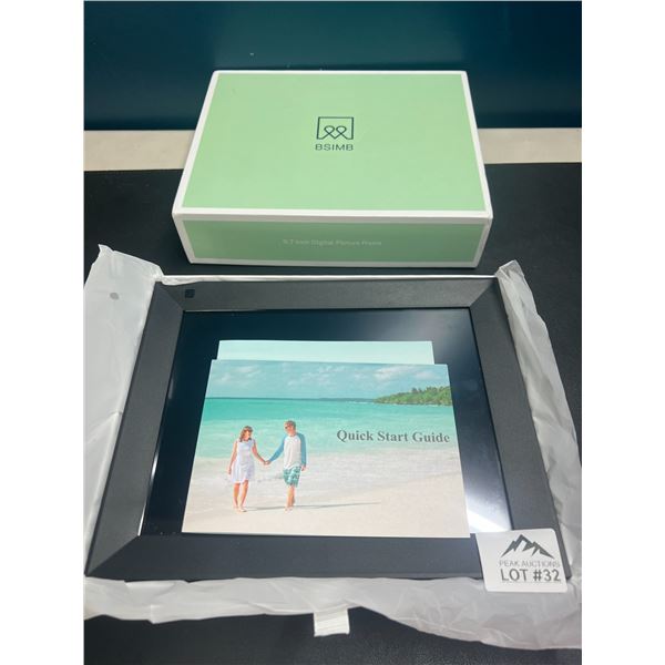 Lot of 1 BSIMB 9.7inch Digital Photo Frame