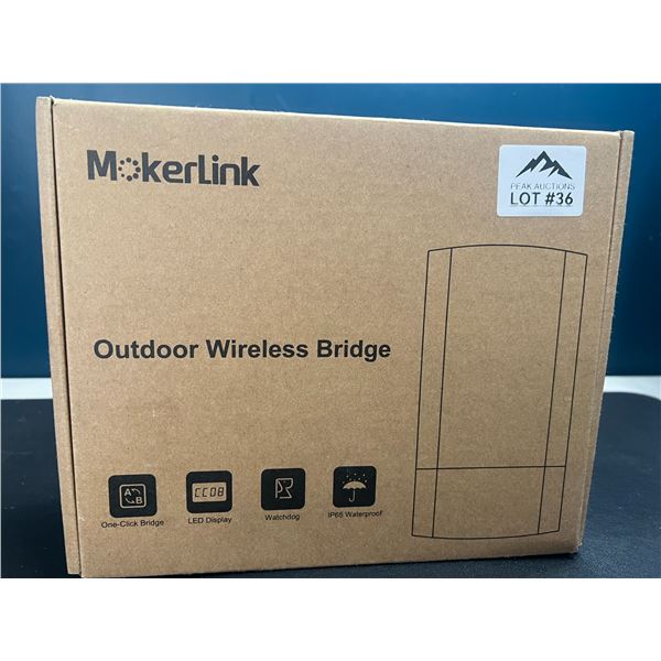 Lot of 1 MonkerLink Outdoor Wireless Bridge