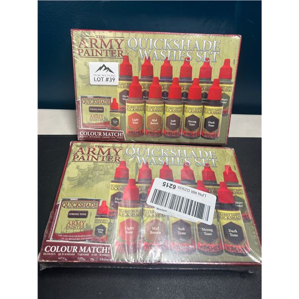 Lot of 2 ArmyPainter Quickshade Washes Set