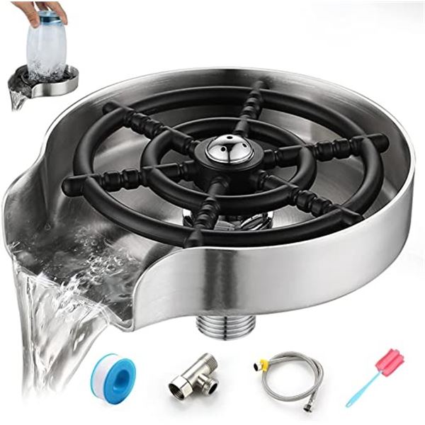 Lot of 1 Glass Rinser/Bottle Washer for Kitchen Sinks