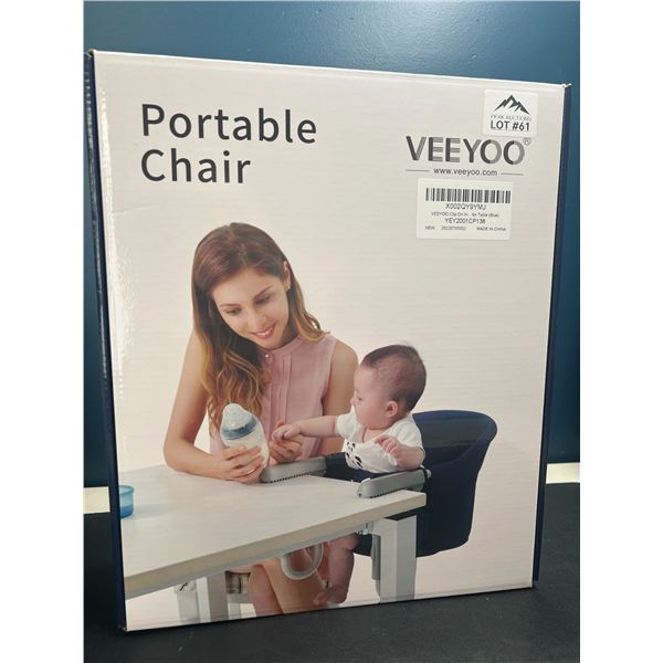Lot of 1 Portable High Chair/Clip-On High Chair
