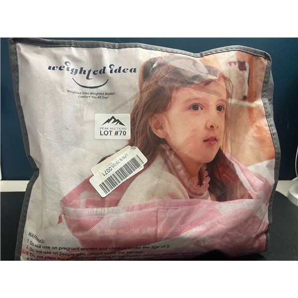 Lot of 1 Weighted Blanket for Children