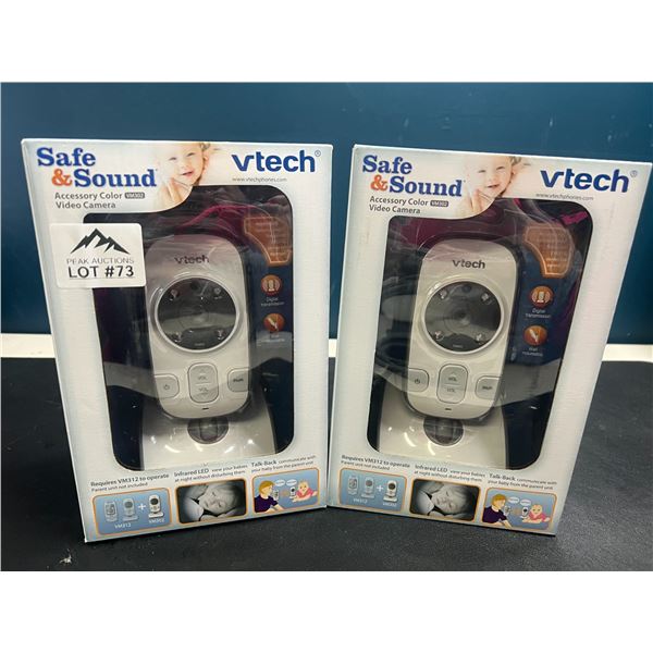 Lot of 2 VTech Safe & Sound Video Cameras