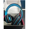 Image 2 : Lot of 1 Blaro W915 Wireless Headphones - Blue
