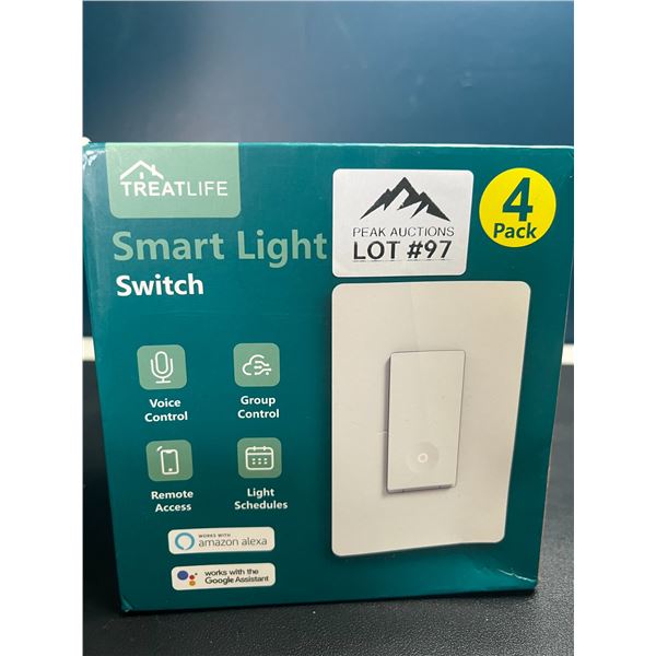 Lot of 1 4Pack Smart Light Switches