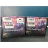 Image 1 : Lot of 2 Globe RGB Fairy String Lights - 32.8FT Length