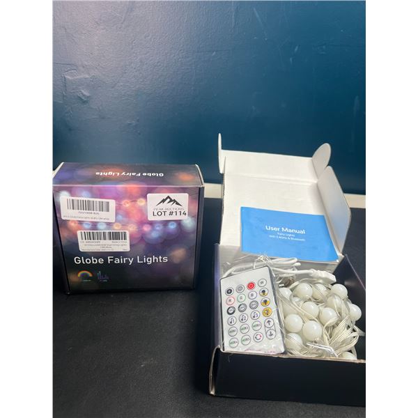 Lot of 2 Globe RGB Fairy String Lights - 32.8FT Length